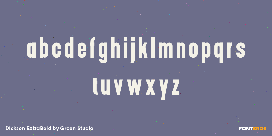 Dickson ExtraBold Font Poster #3
