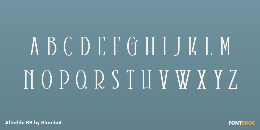 Afterlife BB Font Poster #1