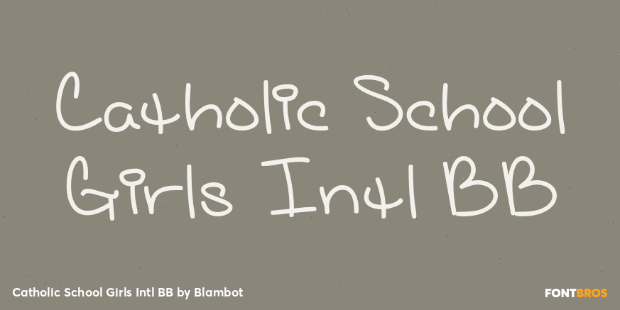 Catholic School Girls Intl BB Poster
