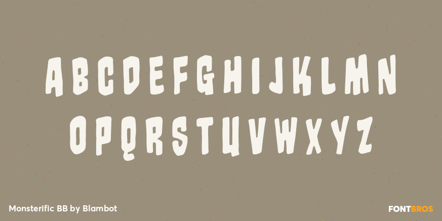 Monsterific BB Font Poster #1