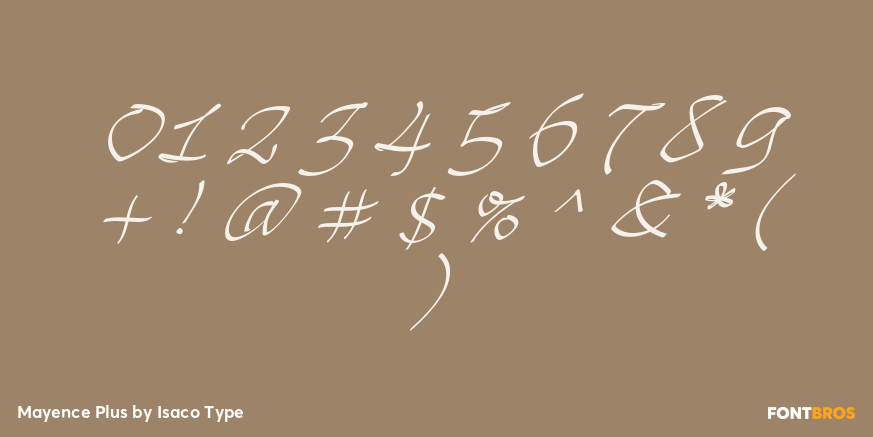 Mayence Plus Font Poster #4