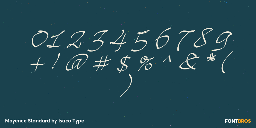 Mayence Standard Font Poster #4