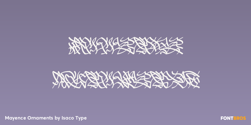 Mayence Ornaments Poster