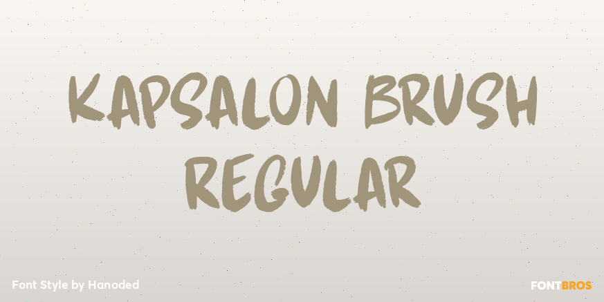 Kapsalon Brush Regular Poster