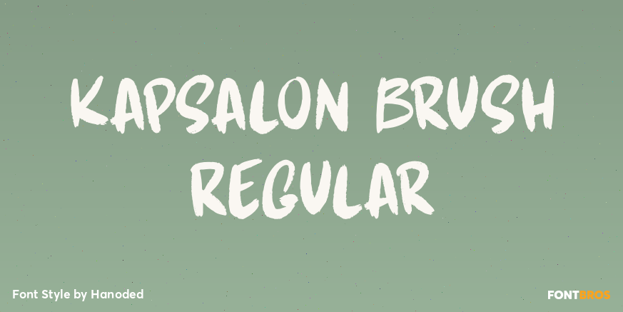 Kapsalon Brush Regular Poster