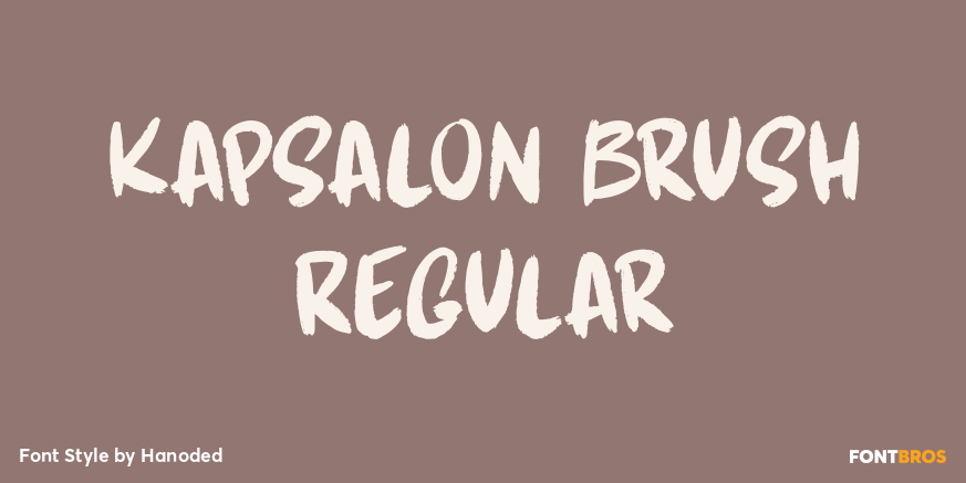 Kapsalon Brush Regular Poster