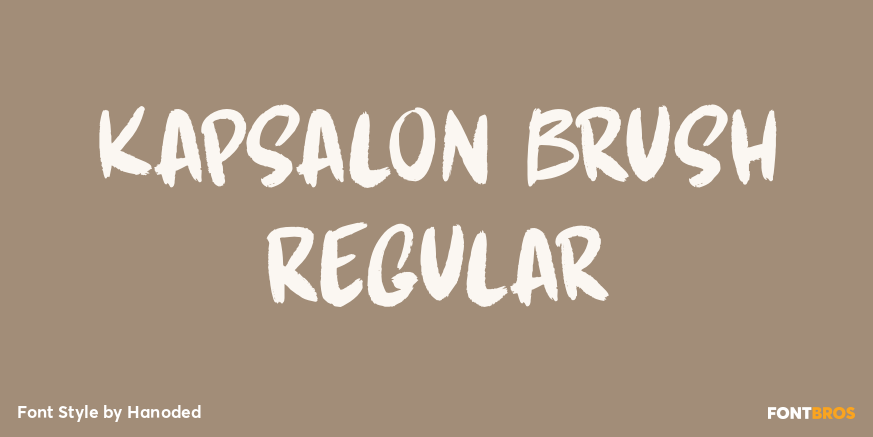 Kapsalon Brush Regular Poster