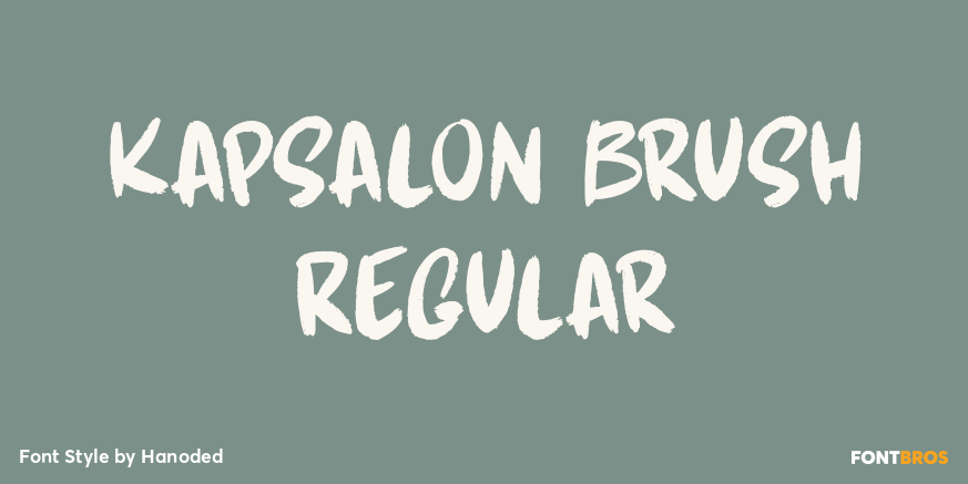 Kapsalon Brush Regular Poster