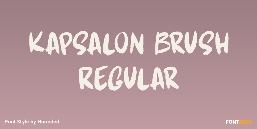 Kapsalon Brush Regular Poster
