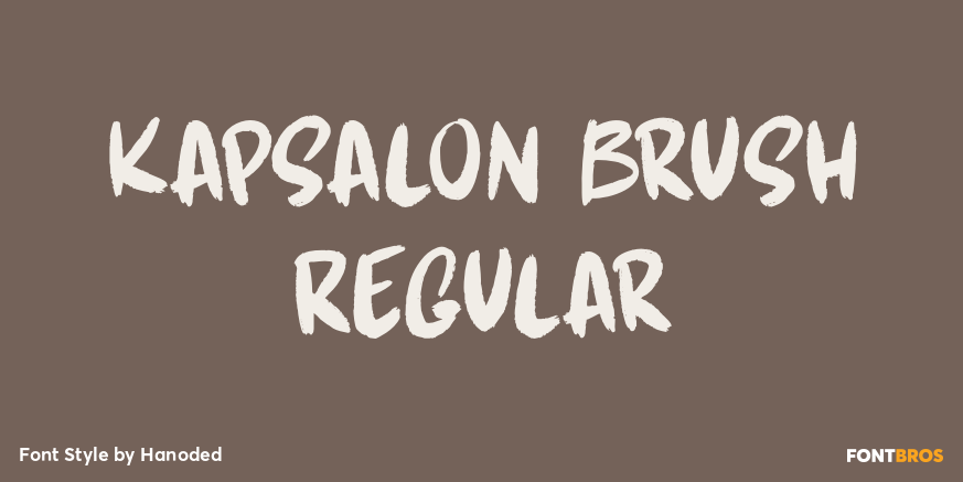 Kapsalon Brush Regular Poster