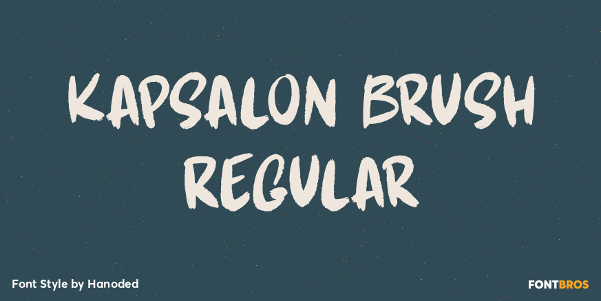 Kapsalon Brush Regular Poster