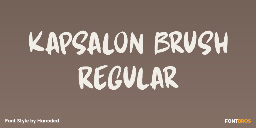 Kapsalon Brush Regular Poster