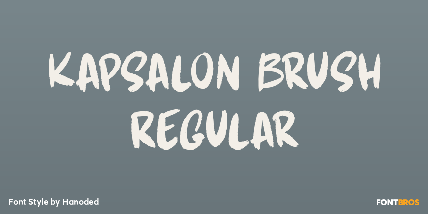 Kapsalon Brush Regular Poster
