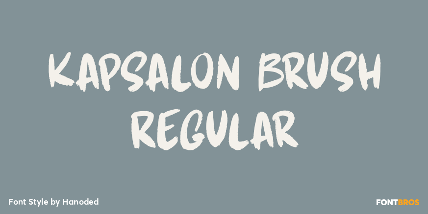 Kapsalon Brush Regular Poster