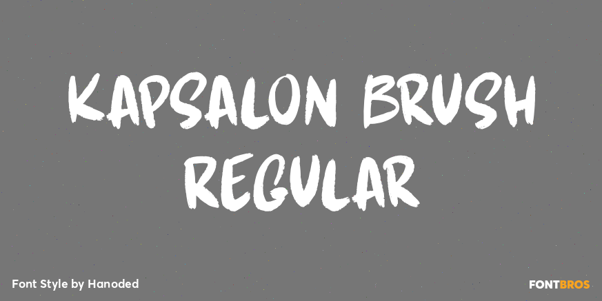 Kapsalon Brush Regular Poster