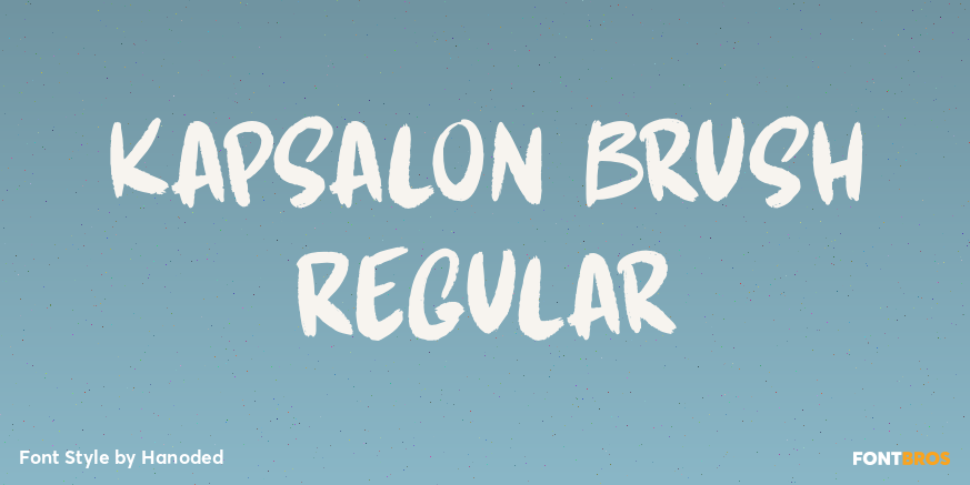 Kapsalon Brush Regular Poster