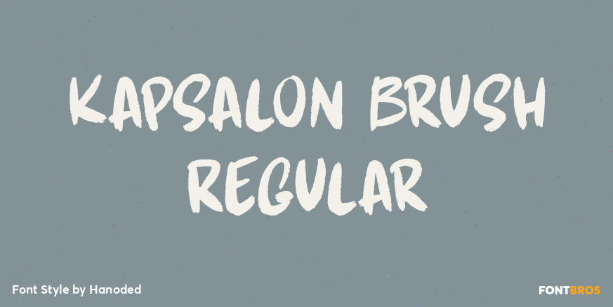 Kapsalon Brush Regular Poster