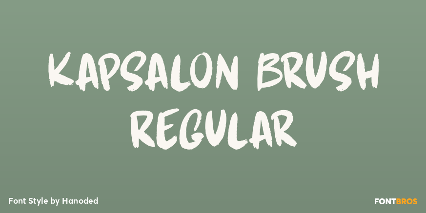 Kapsalon Brush Regular Poster
