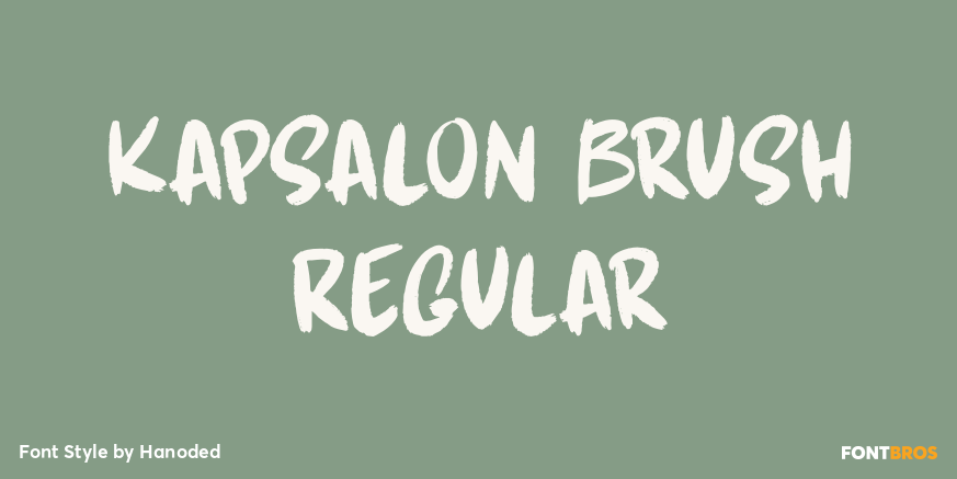 Kapsalon Brush Regular Poster
