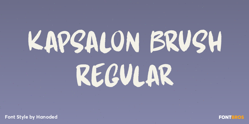 Kapsalon Brush Regular Poster