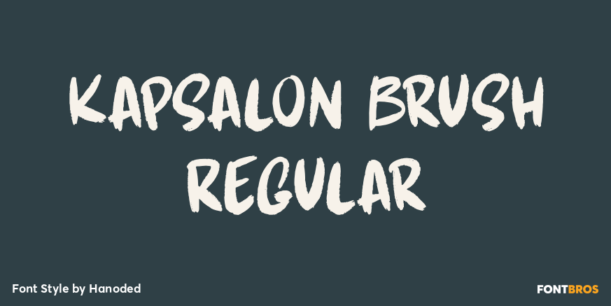Kapsalon Brush Regular Poster