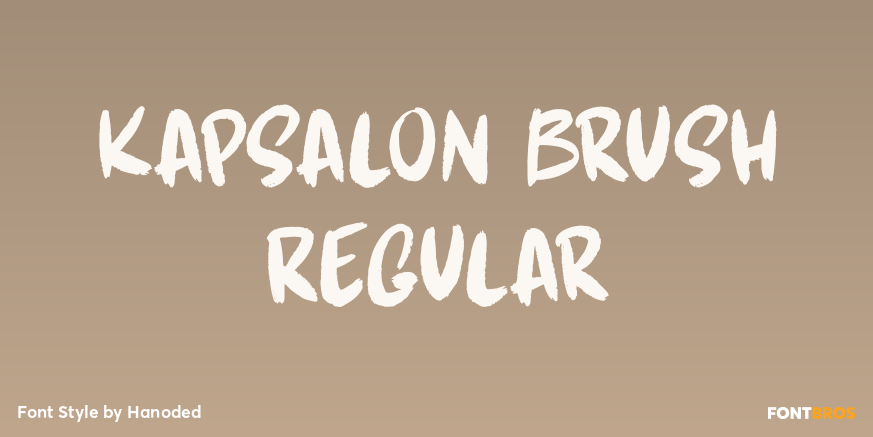 Kapsalon Brush Regular Poster