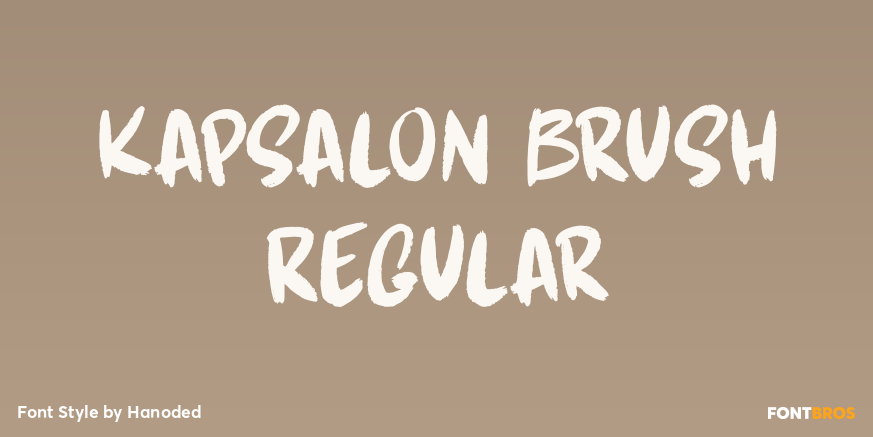 Kapsalon Brush Regular Poster