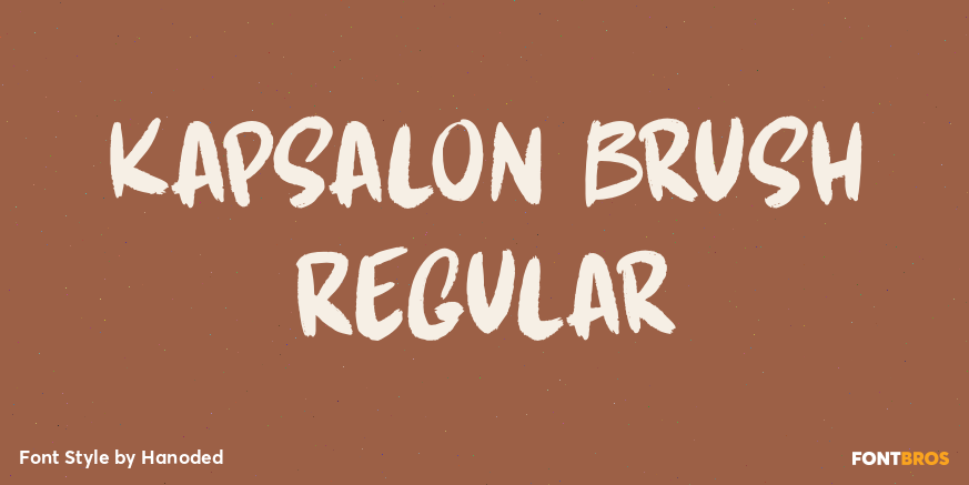 Kapsalon Brush Regular Poster