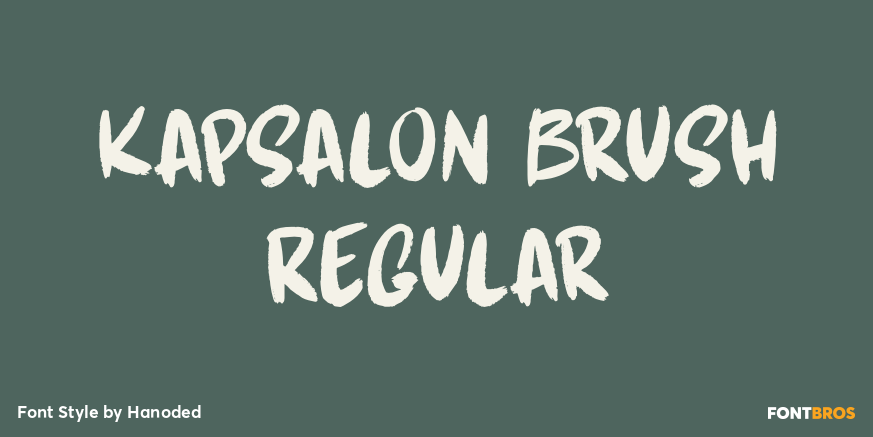 Kapsalon Brush Regular Poster