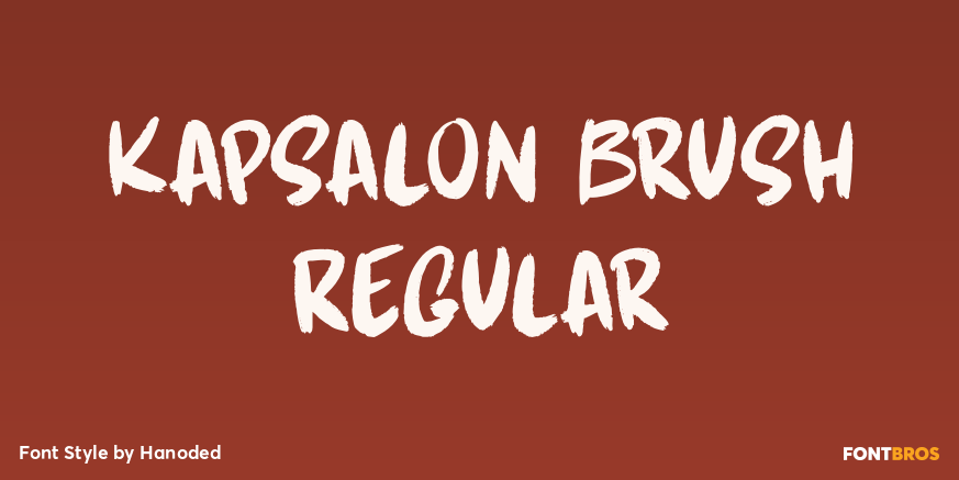 Kapsalon Brush Regular Poster