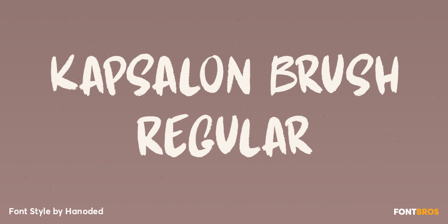 Kapsalon Brush Regular Poster