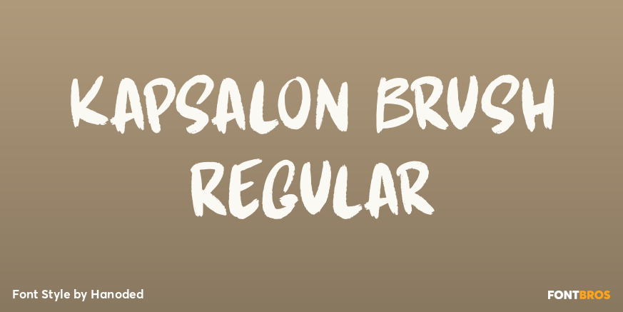 Kapsalon Brush Regular Poster