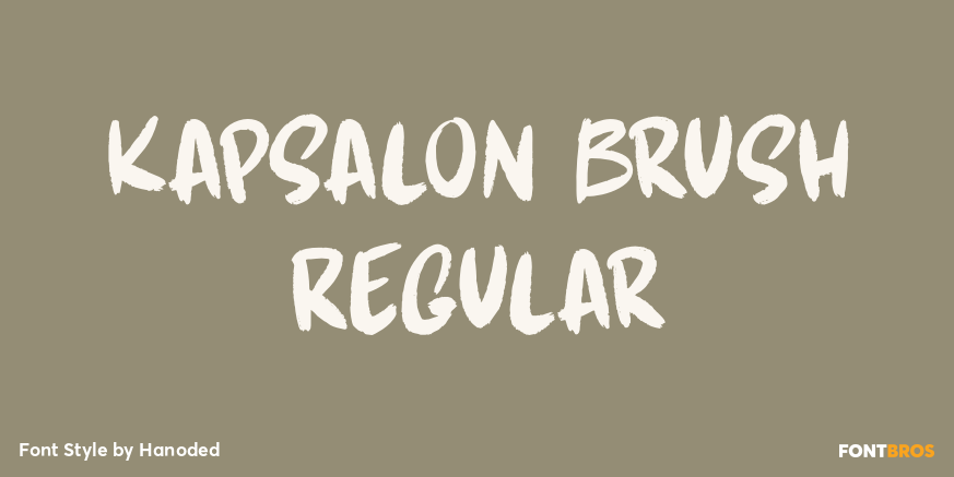 Kapsalon Brush Regular Poster