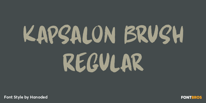 Kapsalon Brush Regular Poster