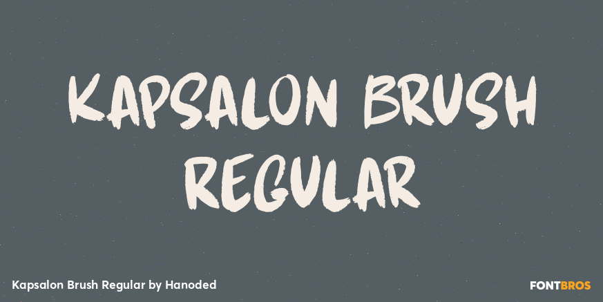 Kapsalon Brush Regular Poster