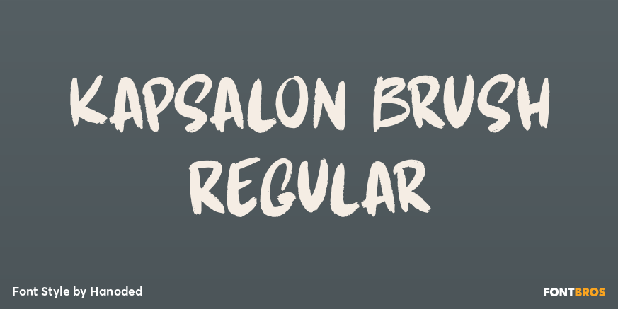 Kapsalon Brush Regular Poster
