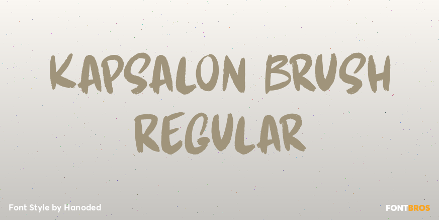 Kapsalon Brush Regular Poster
