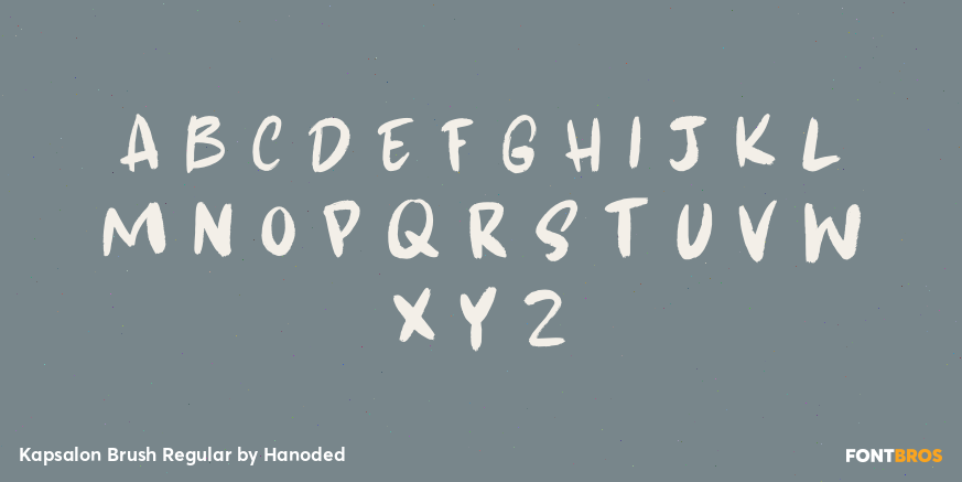 Kapsalon Brush Regular Font Poster #2