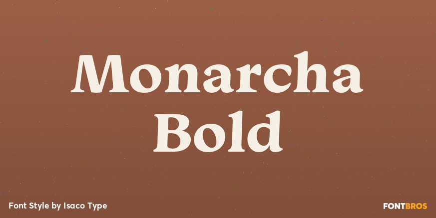 Monarcha Bold Font Poster #1
