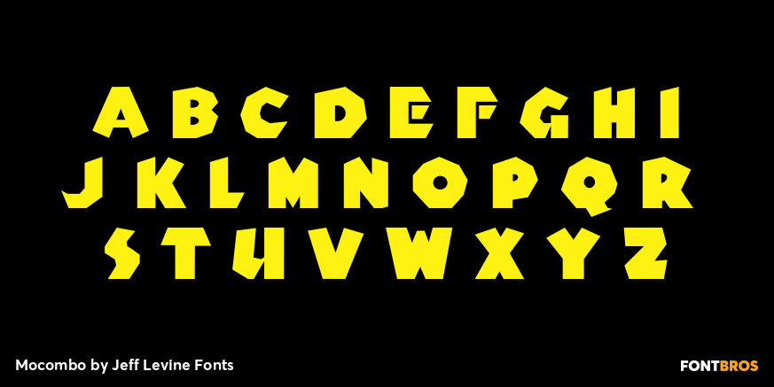 Mocombo Font Poster #3