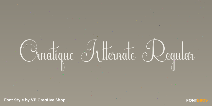 Ornatique Alternate Regular Poster