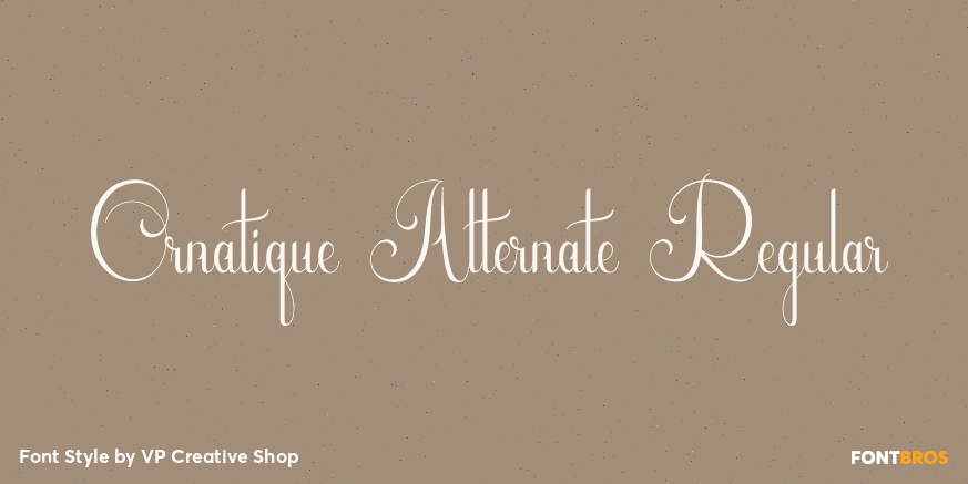 Ornatique Alternate Regular Poster