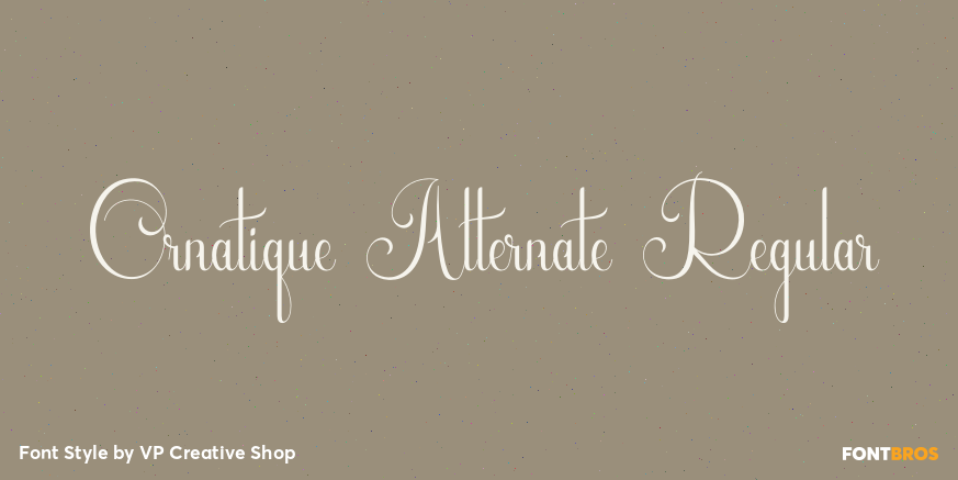 Ornatique Alternate Regular Poster