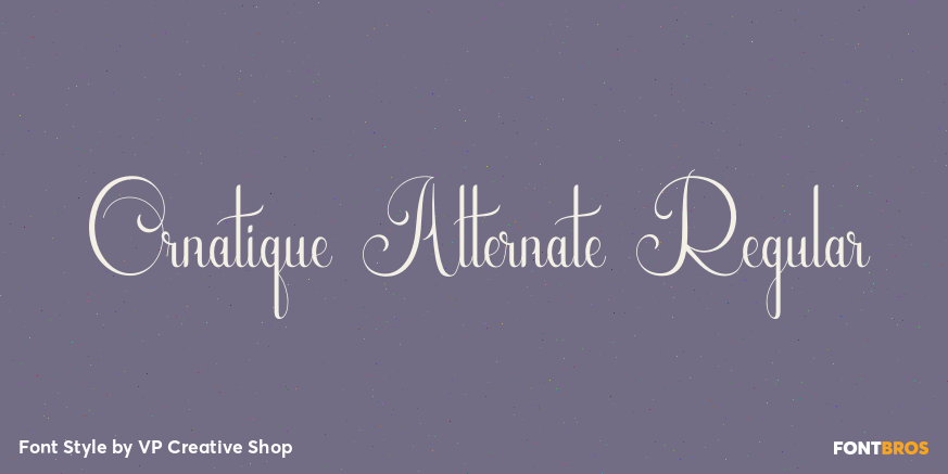 Ornatique Alternate Regular Poster