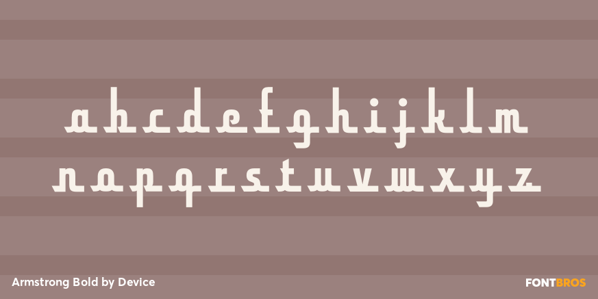 Armstrong Bold Font Poster #3
