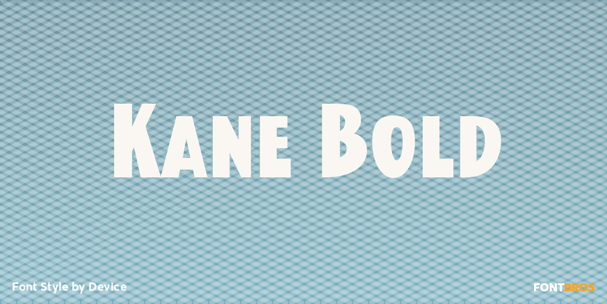 Kane Bold Font Poster #1