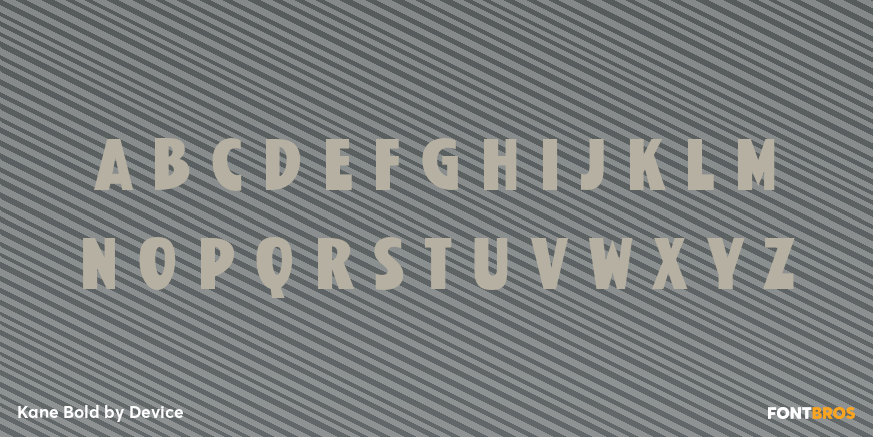 Kane Bold Font Poster #3