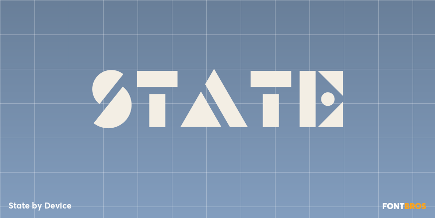 State Font Poster #1