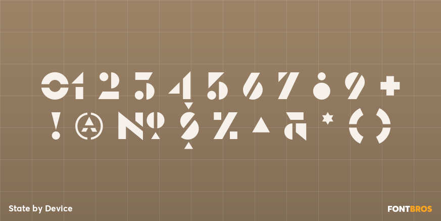 State Font Poster #4