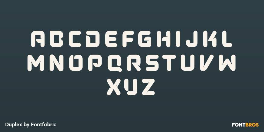 Duplex Font Poster #1